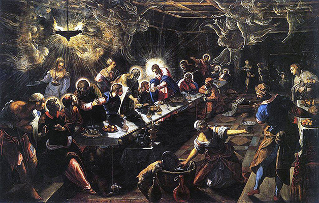 Jacopo Tintoretto, The Last Supper, 1594.jpg