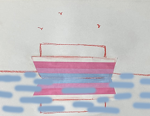Untitled 1, 2022, 8.5 x 11in, Mixed Media on Paper.jpg