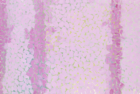 Alma Thomas, Wind and Crepe Myrtle Concerto, 1973, acrylic on canvas, Smithsonian American Art Museum.jpg