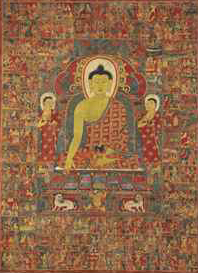 an_exceptionally_rare_and_important_painting_of_buddha_with_the_one_hu_d5659467h.jpg