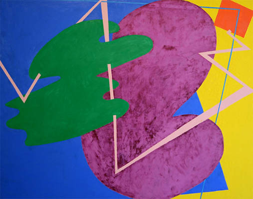 Elizabeth Murray, Children Meeting, 1978, Oil on canvas. Whitney Museum of American Art.jpg