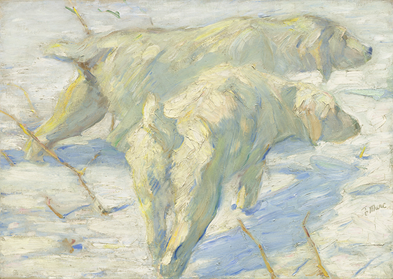 1. Franz Marc, Siberian Sheepdogs, 1909 .JPG