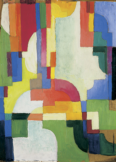 13. August Macke, Colored Forms I, 1913 .JPG