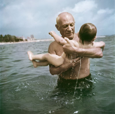 22. Capa_Pablo Picasso playing in the water with his son Claude, Vallauris, France-small.jpg