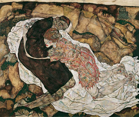 Egon Schiele, 1915. Death and the Maiden (Courtesy of the Belvedere Museum, Vienna).jpg