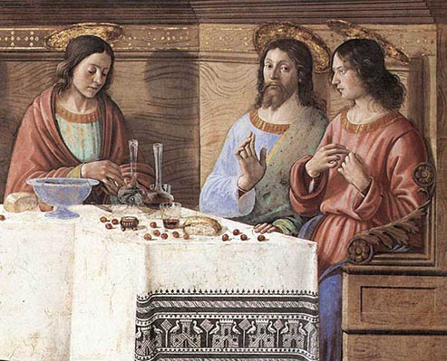 Domenice Ghirlandaio, Last Supper (detail), c. 1486, fresco, 400 x 800 cm, San Marco, Florence.jpg