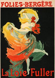 Cheret,_Jules_-_La_Loie_Fuller_(pl_73)Poster featuring Loïe Fuller at the Folies Bergères by Jules Chéret..jpg