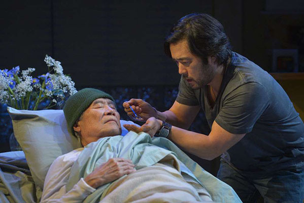 aubergine-berkeley-repSab Shimono and Tim Kang in Julia Cho’s “Aubergine” at Berkeley Rep. (Photo courtesy of kevinberne.com).jpg