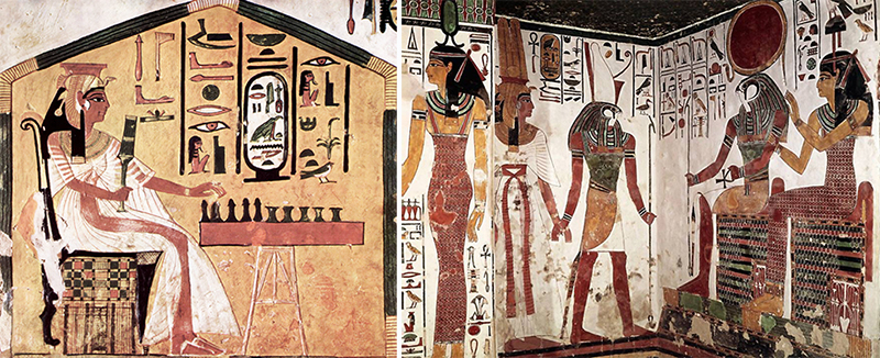 Queen Nefertari plays Senet – Photo Courtesy of Pinterest.jpg