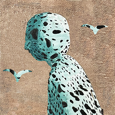 Untitled from Happy World 3, 3 x 3 in, Mixed Media on Wood.jpg