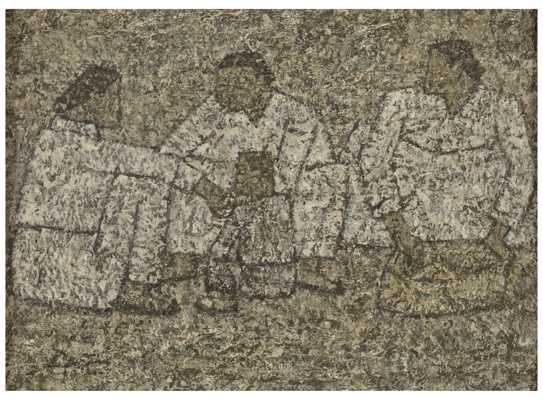 Three Women and a Child Resting, 1960, by Park Soo Keun (1914-1965), estimated at US$250,000 - 350,000.399.jpg