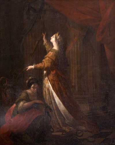 Angelica_Kauffmann_(1741-1807)_-_Penelope_Taking_Down_the_Bow_of_Ulysses_-_872173_-_National_Trust.jpg