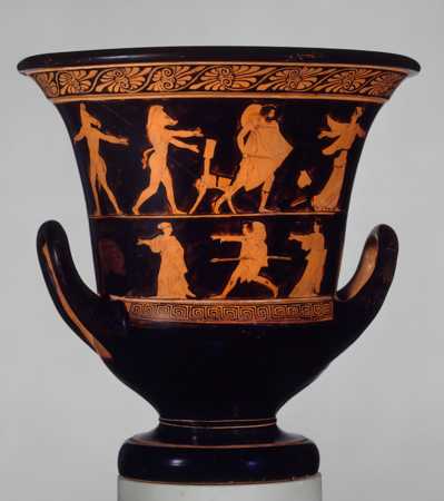 Attributed to the Persephone Painter. Terracotta calyx-krater (bowl for mixing wine and water).jpg