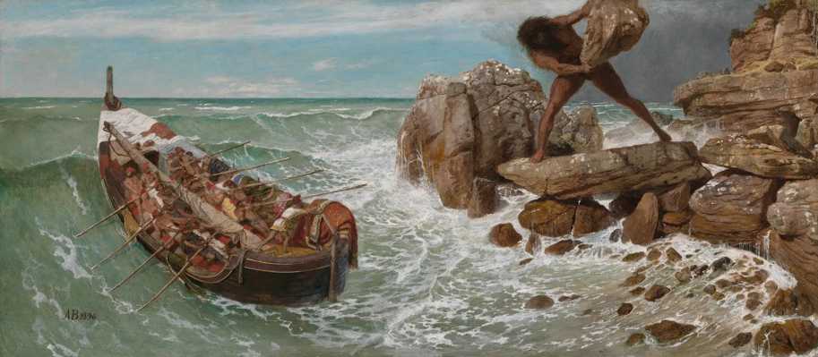 Arnold Böcklin, Odysseus and Polyphemus, 1896, Museum of Fine Arts, Boston.jpg