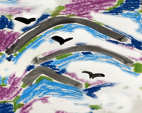 Untitled 2, 2023, 10 x 8 in, Mixed Media on Paper.jpg