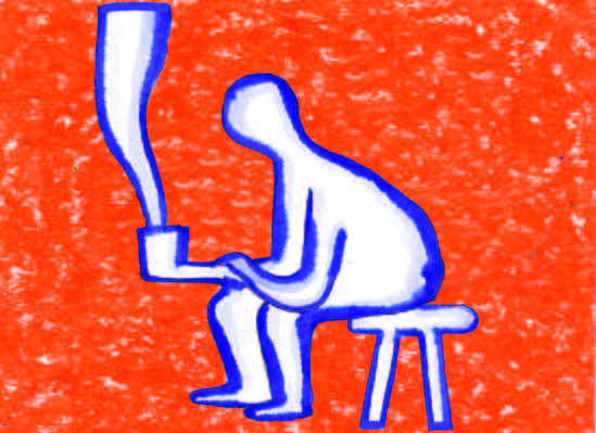 Untitled - 1, March, 2026, 8 x 10in. Mixed Media on Paper.jpg