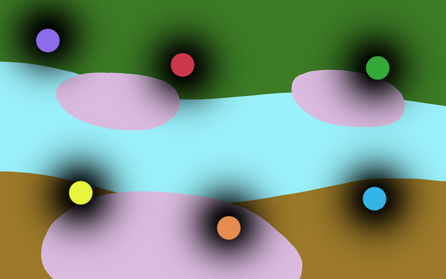 Moosimcheon 3, 9.6 in x 6 in Mixed Media on Paper, 2023.jpg
