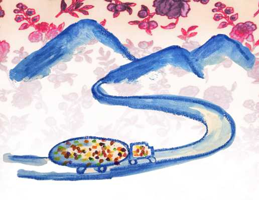 Untitled5, October, 2025, 8 x 10in, MIxed Media on Paper.jpg