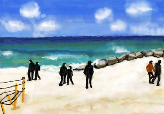 sooim lee, Winter sea, 2024, Digital painting.jpg