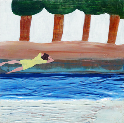 waterfront, 1999, acrylic on woodblock, 11.25 x 11.25 in.jpg