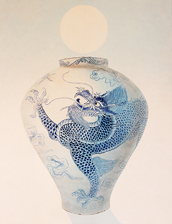 2017,비움과채움(龍의夢),117x91, 한지에 혼합재료.j.jpg