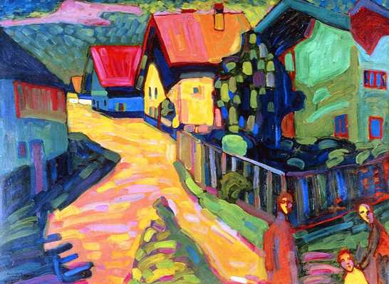 Vasily Kandinsky’s Murnau-Street with Women of 1908.jpg